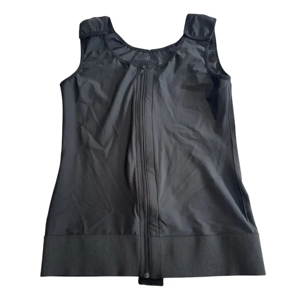 Isavela Men's Surgical Recovery Compression Tank Top Post Op Garment Large